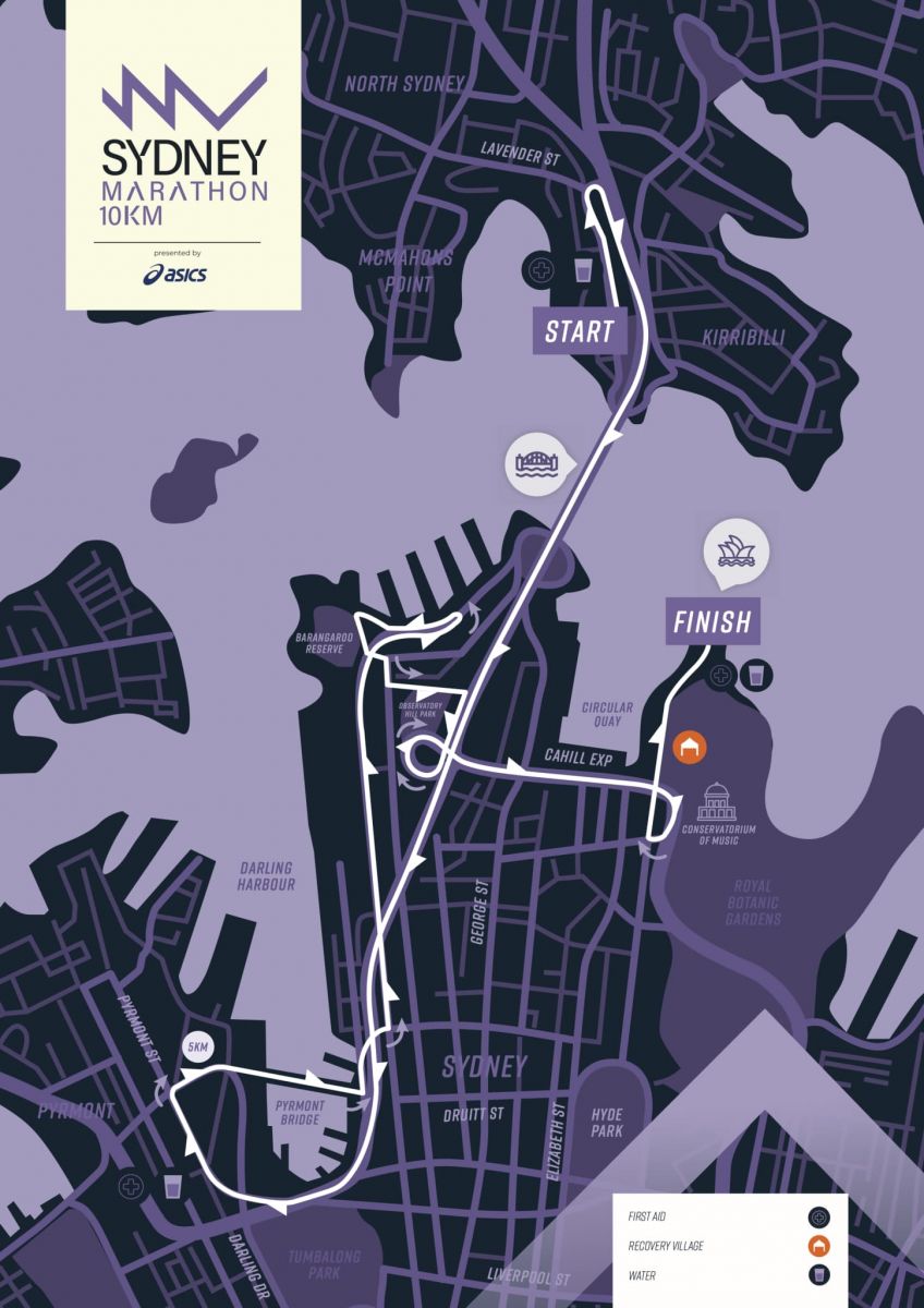 Sydney Marathon Course Maps Watch Athletics